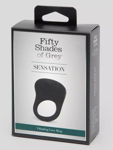 Fifty Shades Sensation Rechargeable Vibrating Love Ring - Vibrating Cock Rings
