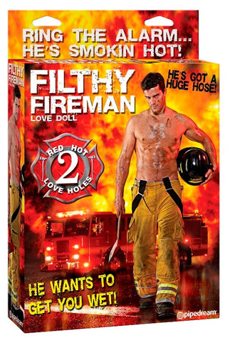 Pipedream Filthy Fireman Blow Up Inflatable Love Doll - Love Dolls