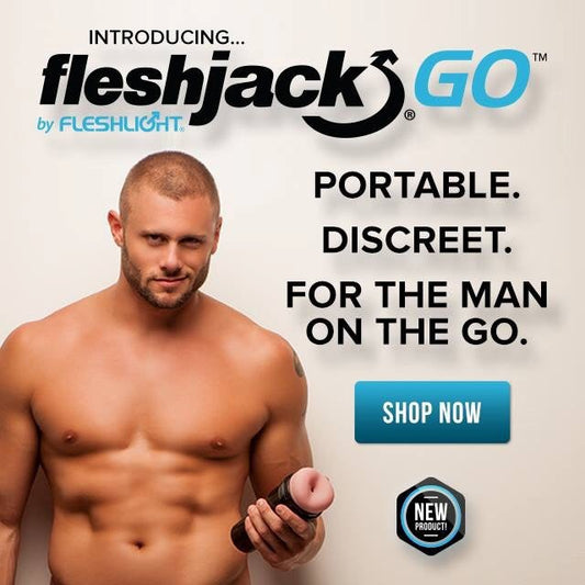 Fleshjack Go Surge Masturbator and Lubricant Combo Pack - Fleshlight Male Masturbators