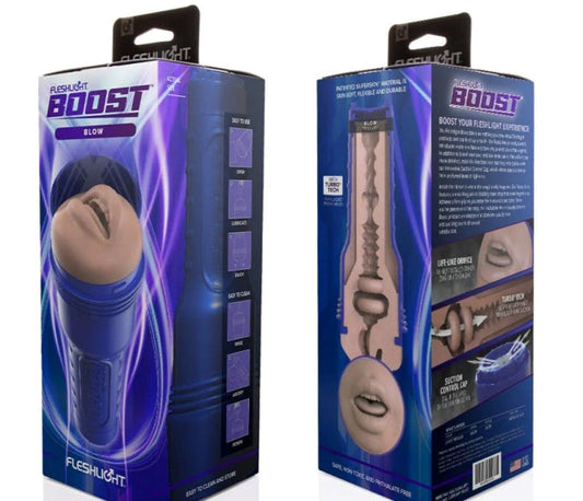 Fleshlight Boost Blow Realistic Blowjobs Stroker - Fleshlight Male Masturbators