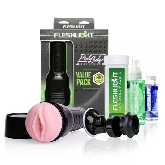 Fleshlight Pink Lady Original Value Pack - Masturbators and Strokers