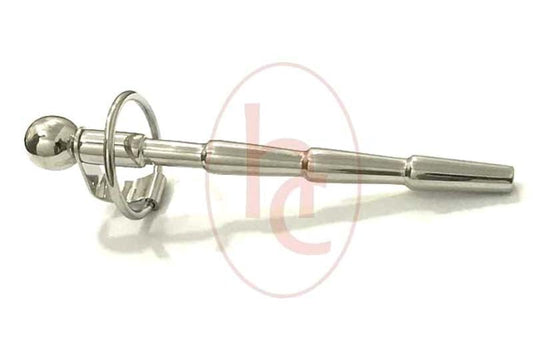 Fortified Hollow Penis Plug With Cum Stopper - Penis Plugs