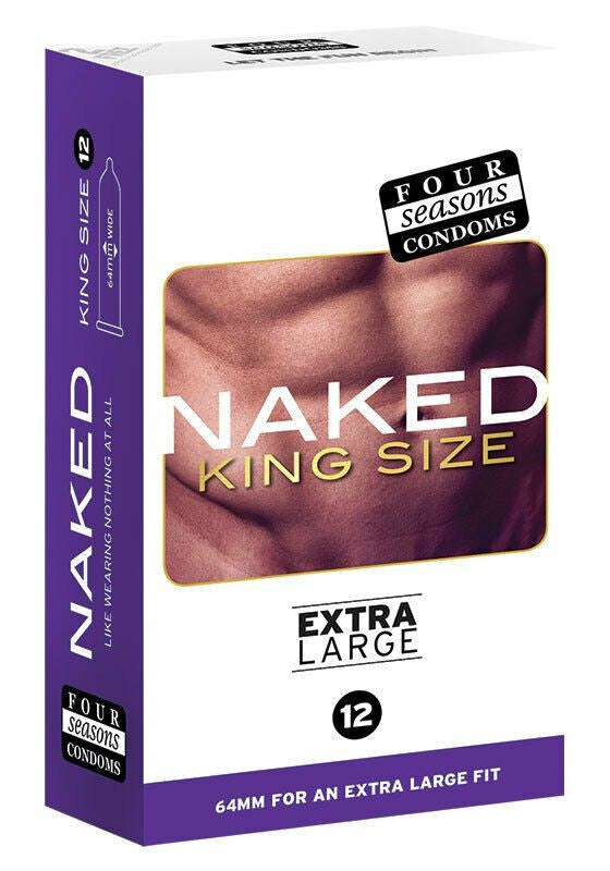 Four Seasons Naked King Size 12 pack - - Condoms