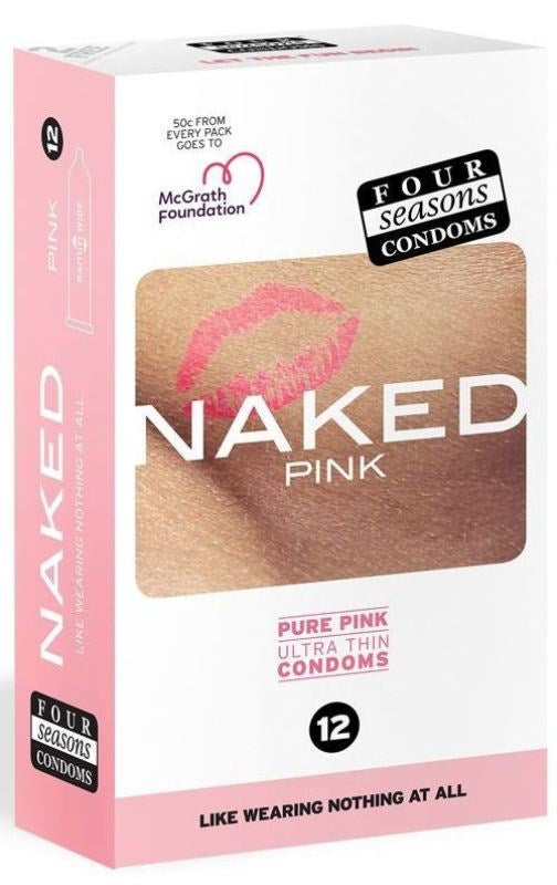 Four Seasons Naked Pink 12 pack - Condoms