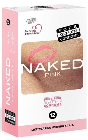 Four Seasons Naked Pink 12 pack - Condoms
