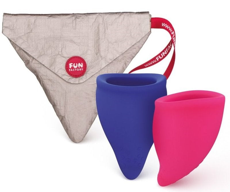 Fun Factory Body-Safe Menstrual Cup - Reusable & Comfortable - Pumps, Extenders and Sleeves
