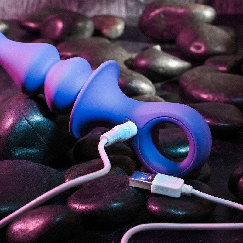 Gender X RING POP Vibrating Plug - Blue - - Butt Plugs