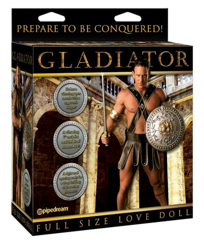 Pipedream Gladiator Inflatable Love Doll With Dong - Masturbators and Strokers
