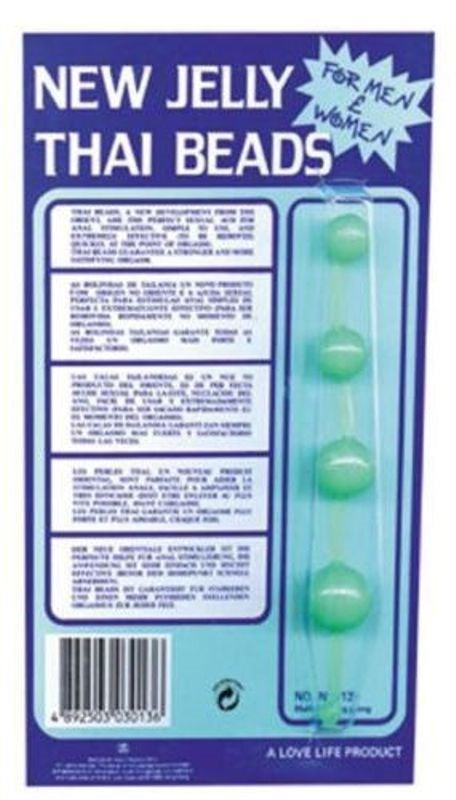 Glow in the Dark Anal Pleasure Thai Beads - Butt Plugs