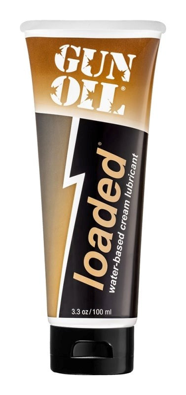 Gun Oil Loaded Water-Based Cream Lubricant - 100ml of Silky Smooth Pleasure - Water Based Lubes