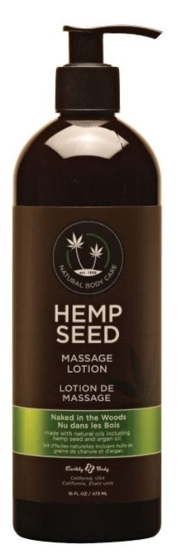 Hemp Seed Massage and Body Oil Naked in the Woods 237 ml - Lubricants and Lotions