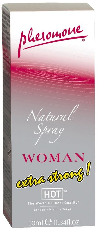 Hot Pheromones Woman Natural Spray Extra Strong 10ml - Delay and Excite Sprays
