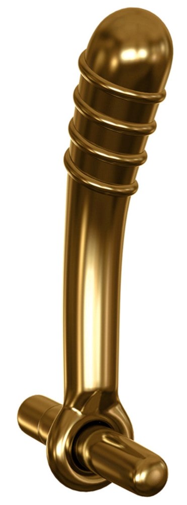 Pipedream Icicles Gold Edition G05 Vibrating Dildo - Anal Dildos