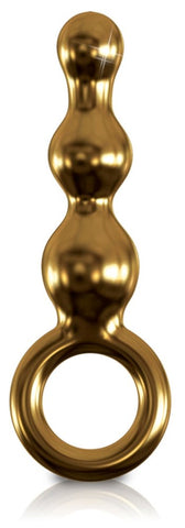Pipedream Icicles Gold Edition G10 Glass Anal Dildo - Anal Dildos