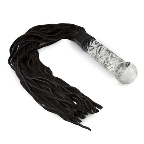 Pipedream Icicles No 38 Hand Blown Glass Whip - Anal Dildos