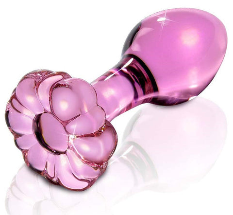 Pipedream Icicles No 48 Glass Butt Plug Massager - Prostate Toys