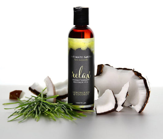 Intimate Earth Aromatherapy Massage Oil 120ml - Massage Oils and Lubricants