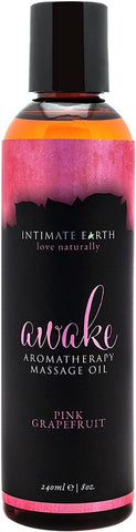 Intimate Earth Aromatherapy Massage Oil 240ml - Water Based Lubes