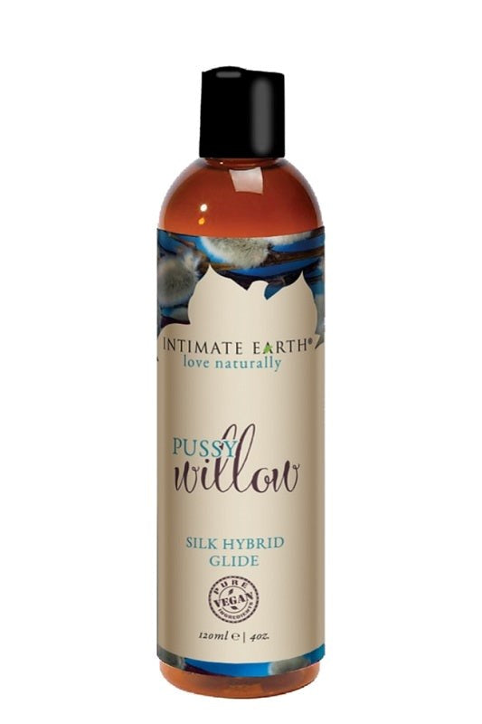 Intimate Earth Pussy Willow Silk Hybrid Glide 120ml - Water Based Lubes