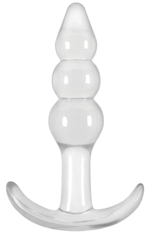 Jelly Rancher T Plug Ripple Clear - Butt Plugs
