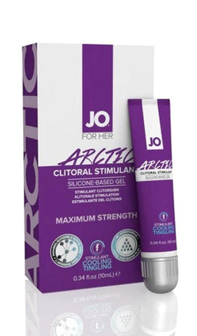 JO Clitoral Gel Tingling G-spot Arctic 0.34 Oz / 10 ml - Silicone Based Lubes