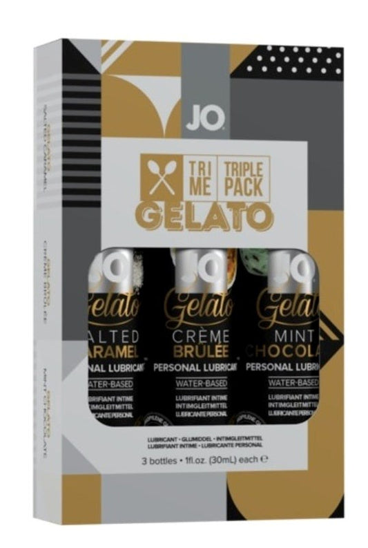 JO Tri Me Triple Pack Gelato - Water Based Lubes