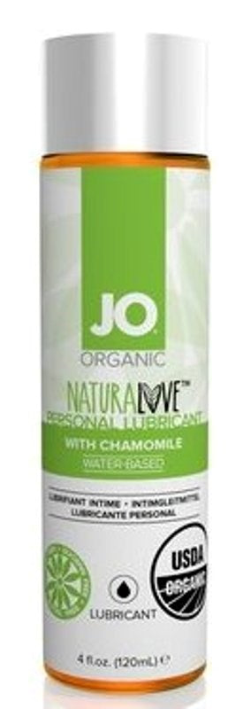 Jo USDA Organic Lubricant 120ml - Water Based Lubes