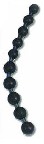 Jumbo Jelly Thai Beads Black - Butt Plugs