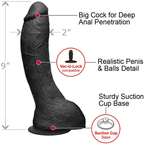 Kink The Perfect P-Spot Cock Black - Anal Dildos