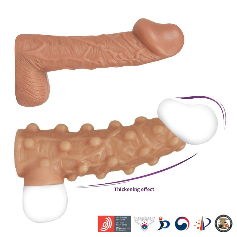 Kokos Nude Realistic Cock Sleeve 3 Medium - Pumps, Extenders and Sleeves