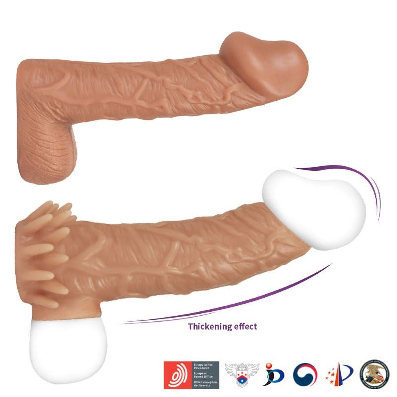 Kokos Nude Penis Enlargement Cock Sleeve 5 Medium - Pumps, Extenders and Sleeves