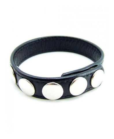 Leather Cock Rings With 5 Snap Locks - Cock Rings