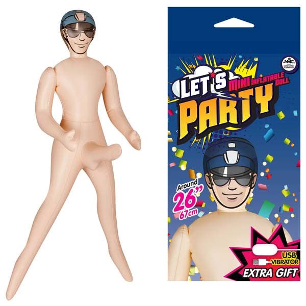 Let's Party Mini Vibrating Doll Eddie - - Love Dolls