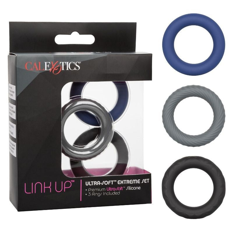 Link Up Ultra-Soft Extreme Set - - Cock Rings