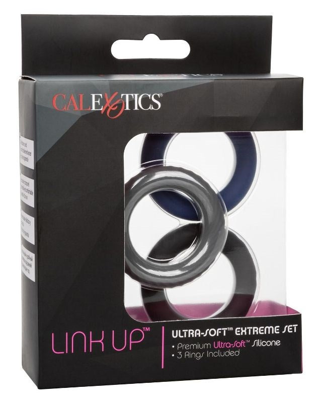 Link Up Ultra-Soft Extreme Set - - Cock Rings