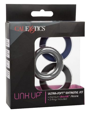 Link Up Ultra-Soft Extreme Stretchy Cock Ring Set - Cock Rings