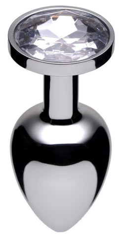 Lucent Jewel Accented Anal Plug - Butt Plugs