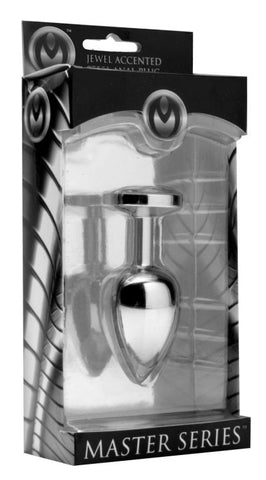 Lucent Jewel Accented Anal Plug - Butt Plugs