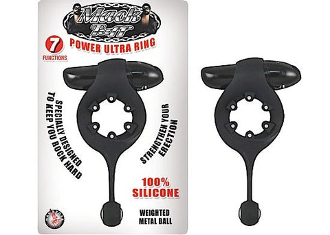 Mack Tuff Power Ultra Ring Black - Cock Rings