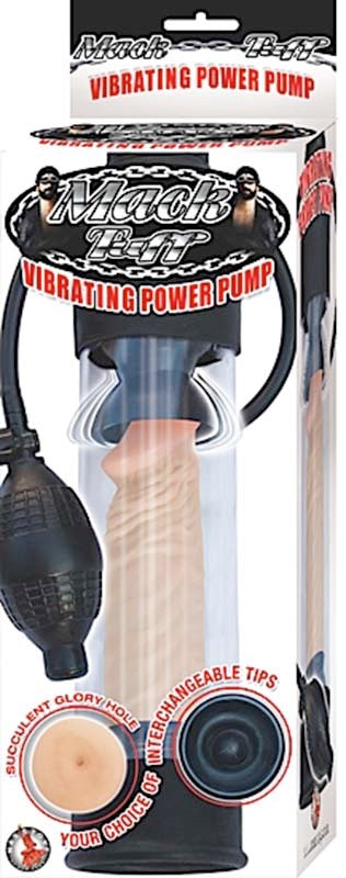 Mack Tuff Vibrating Power Pump Black - - Pumps, Extenders and Sleeves