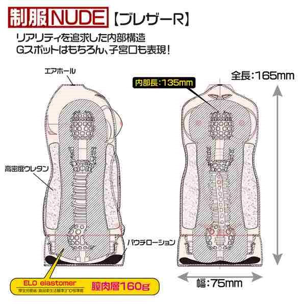 Magic Eyes Nude Cup Blazer Uniform Masturbator - Masturbators and Strokers