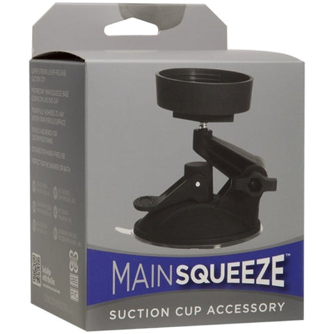 Main Squeeze Suction Cup Accessory Black - Masturbators and Strokers