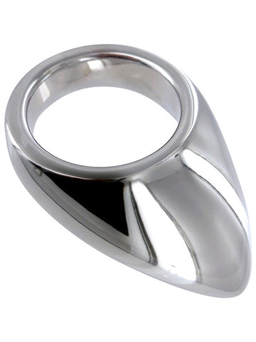 Master Series Taint Licker Cock Ring Small - Steel Cock Rings