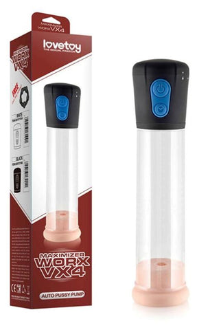 Maximizer Worx VX4 Auto Pussy Pump Black - Pumps, Extenders and Sleeves