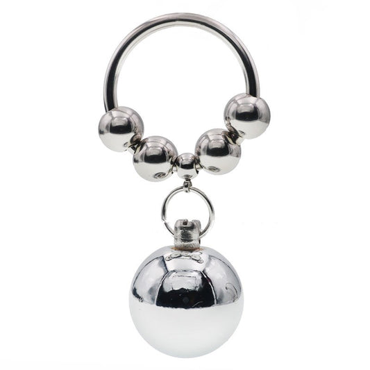 Metal Testicle Weight Hanger - 1 Ball - Cock Rings