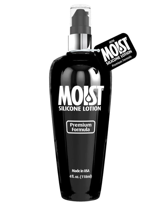 Pipedream Moist Premium Formula Silicone Lotion 118ml - Silicone Based Lubes
