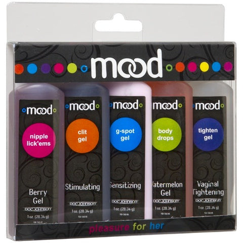 Doc Johnson Mood Pleasure For Her Multi Pack Adult Lubricant - Delay and Excite Sprays