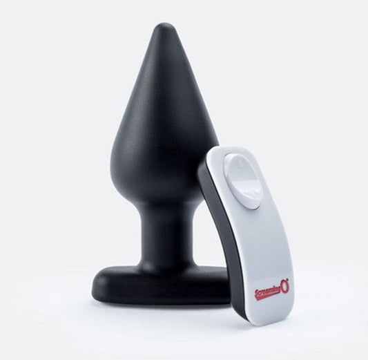 My Secret Remote Vibrating XL Plug Black Single - Anal Vibrators