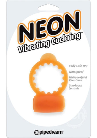 Neon Vibrating Cock Ring - Cock Rings