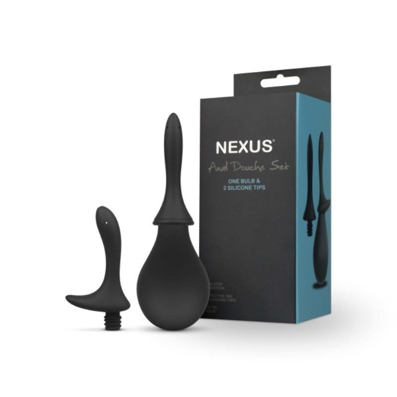 Nexus Anal Douche Set Black - - Anal Cleansing